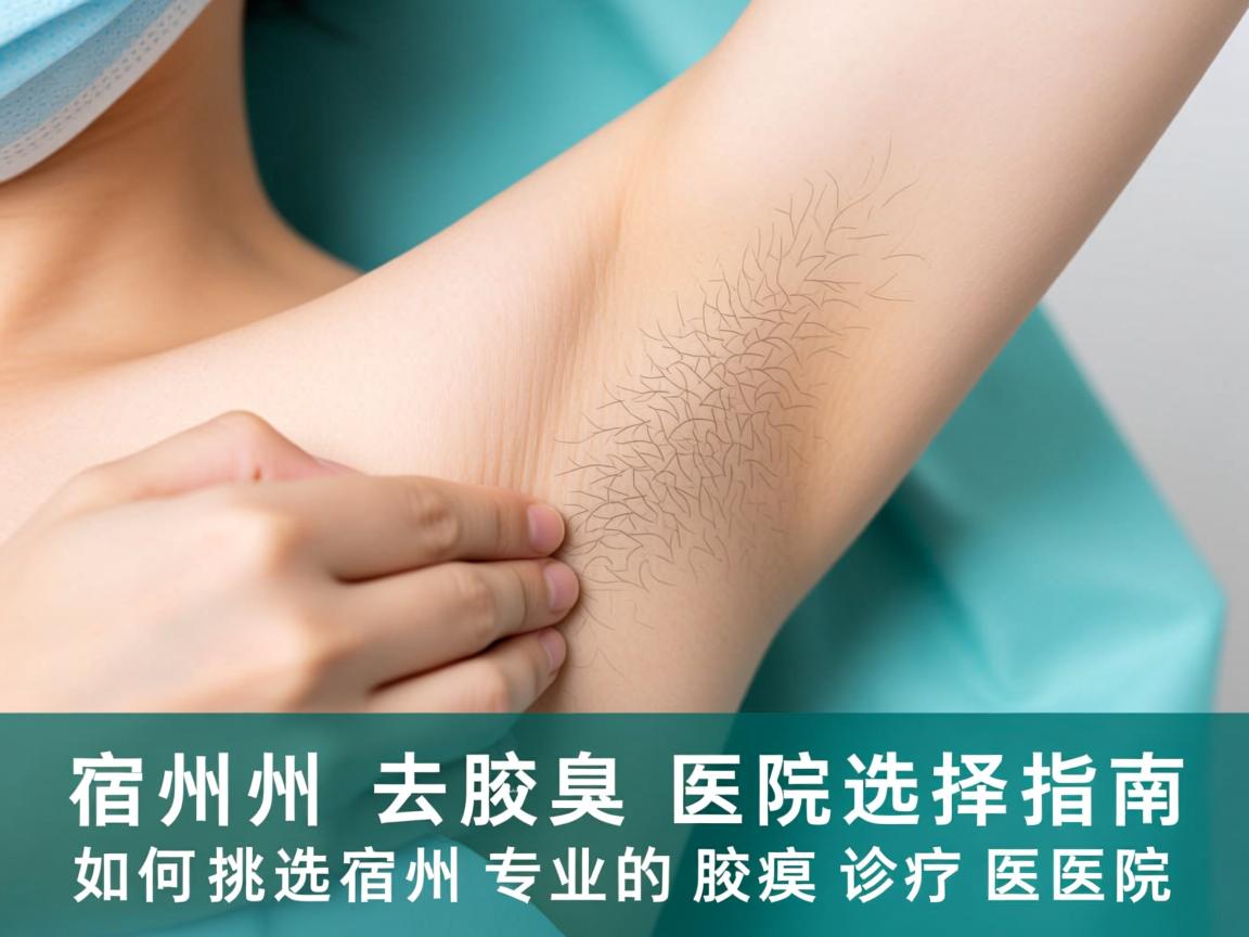宿州去腋臭医院选择指南，如何挑选宿州专业的腋臭诊疗医院