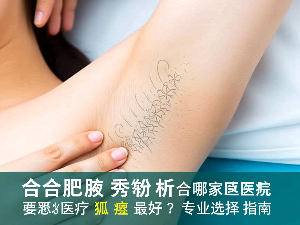 合肥腋秀解析，合肥哪家医院医治狐臭最好？专业选择指南