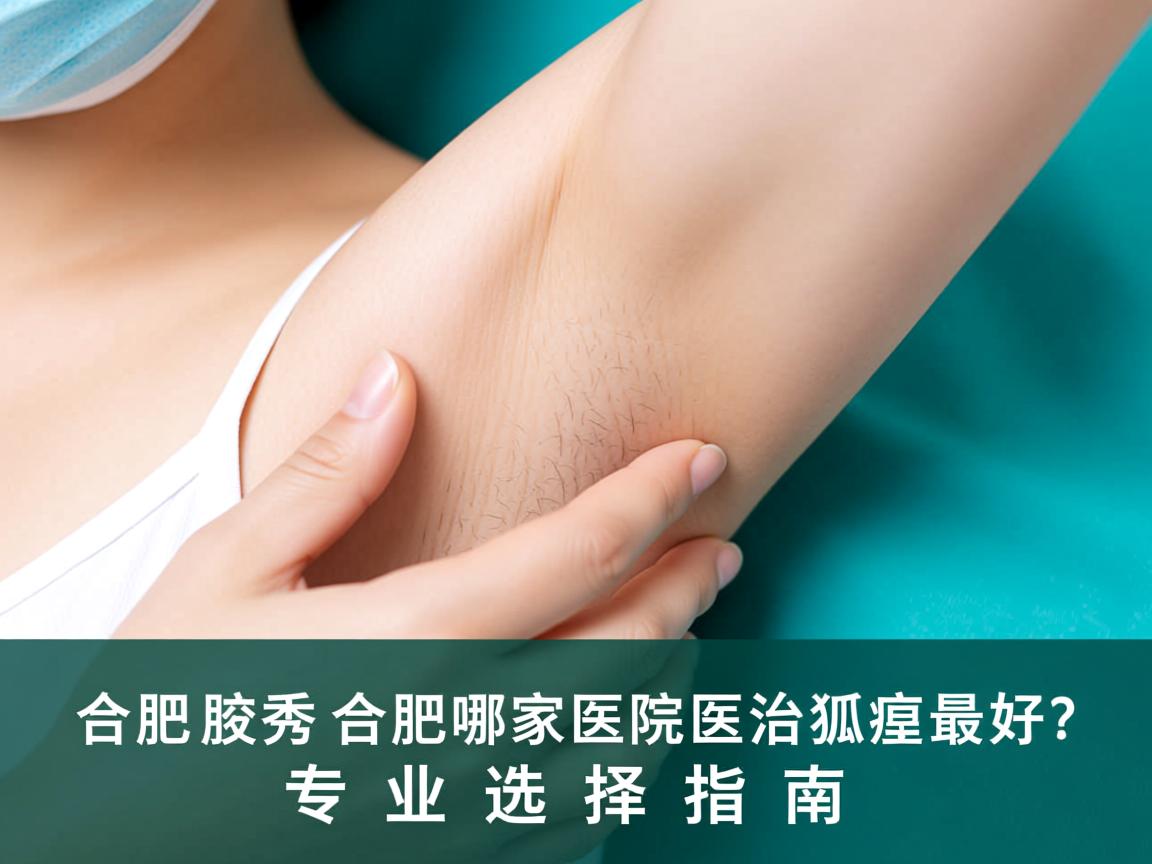 合肥腋秀解析，合肥哪家医院医治狐臭最好？专业选择指南