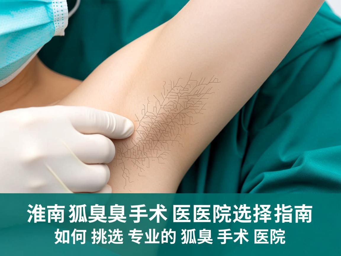 淮南狐臭手术医院选择指南，如何挑选专业的狐臭手术医院