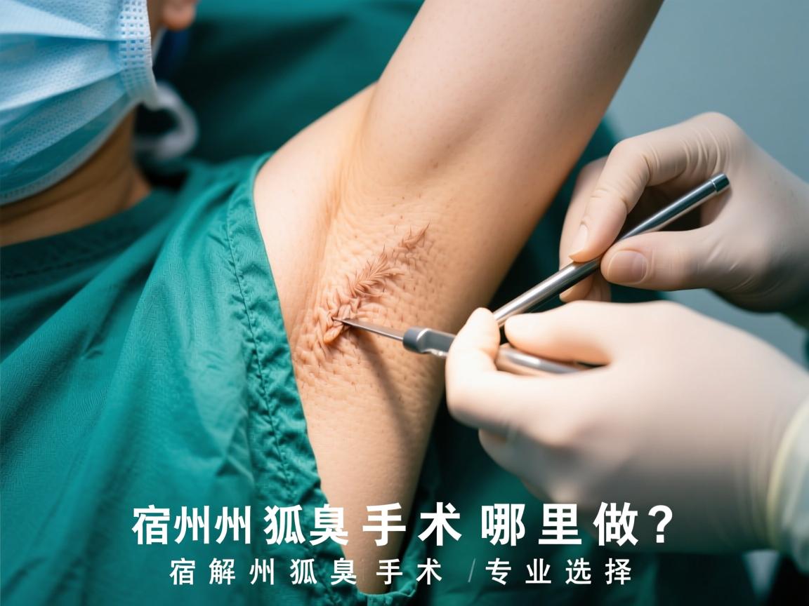 宿州狐臭手术哪里做？详解宿州狐臭手术的专业选择