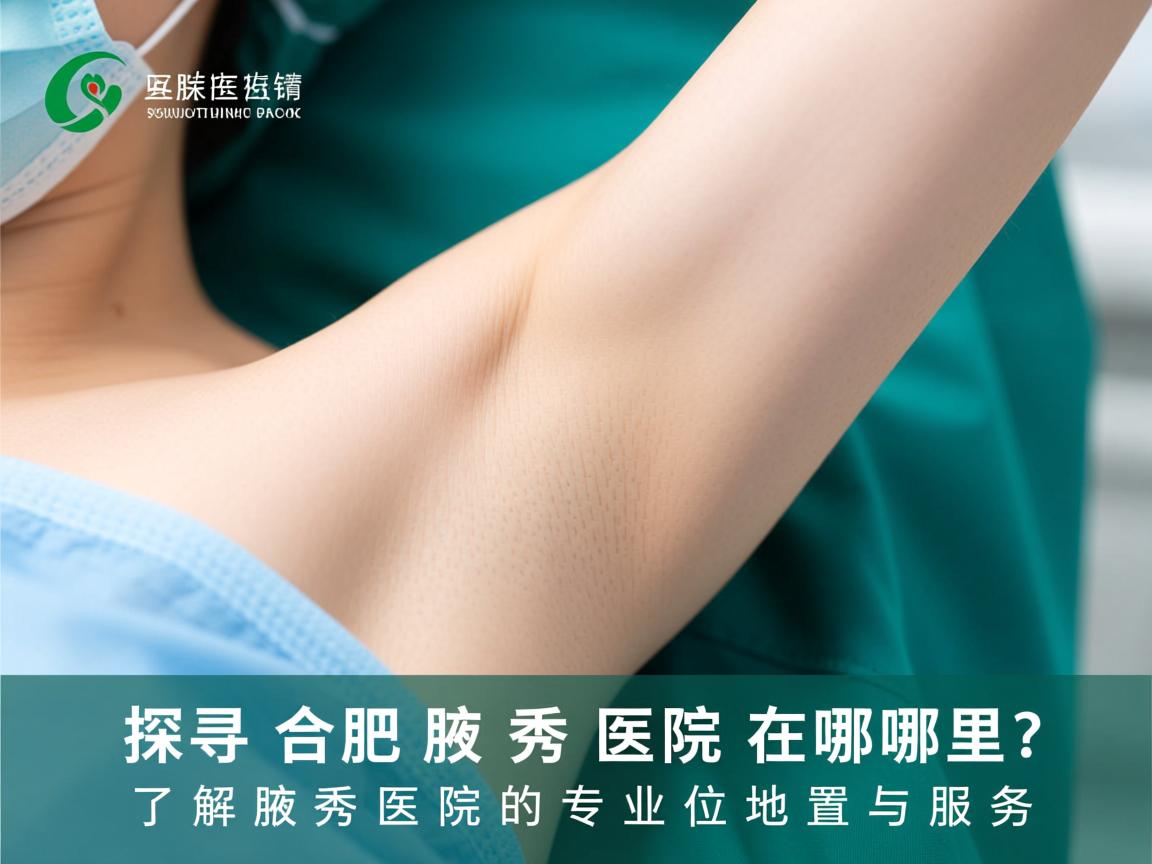 探寻合肥腋秀医院在哪里？了解腋秀医院的专业位置与服务