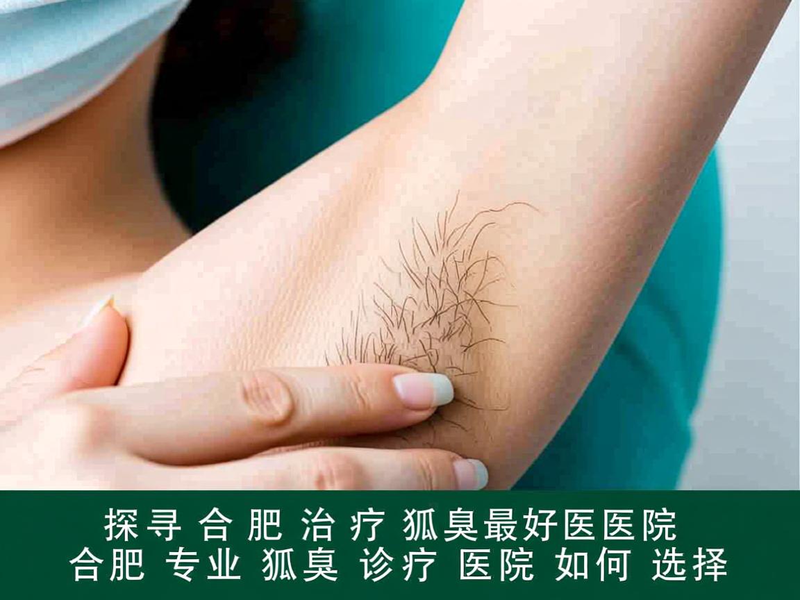 探寻合肥治疗狐臭最好医院，合肥专业狐臭诊疗医院如何选择