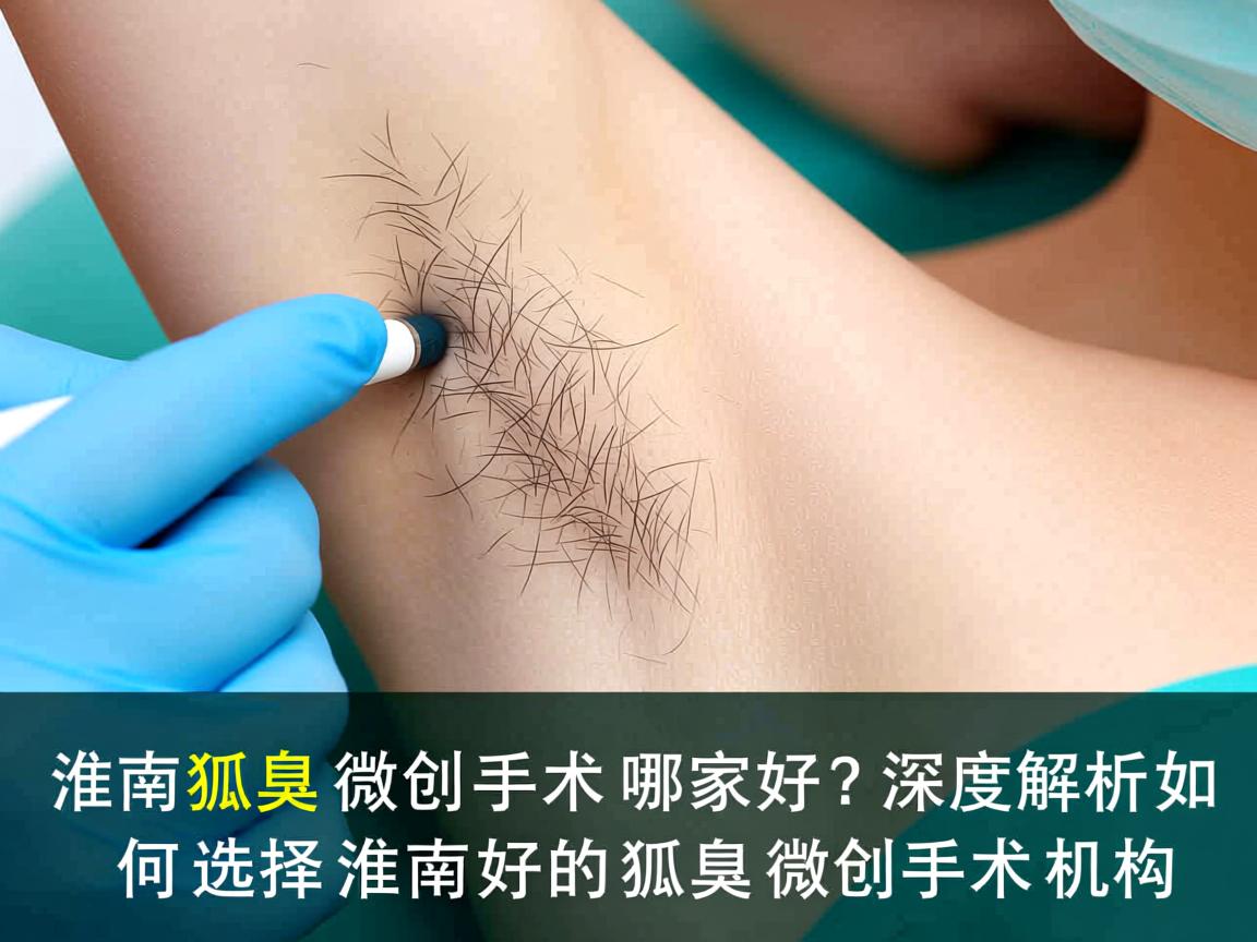 淮南狐臭微创手术哪家好？深度解析如何选择淮南好的狐臭微创手术机构