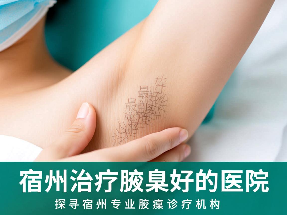 宿州治疗腋臭最好的医院，探寻宿州专业腋臭诊疗机构