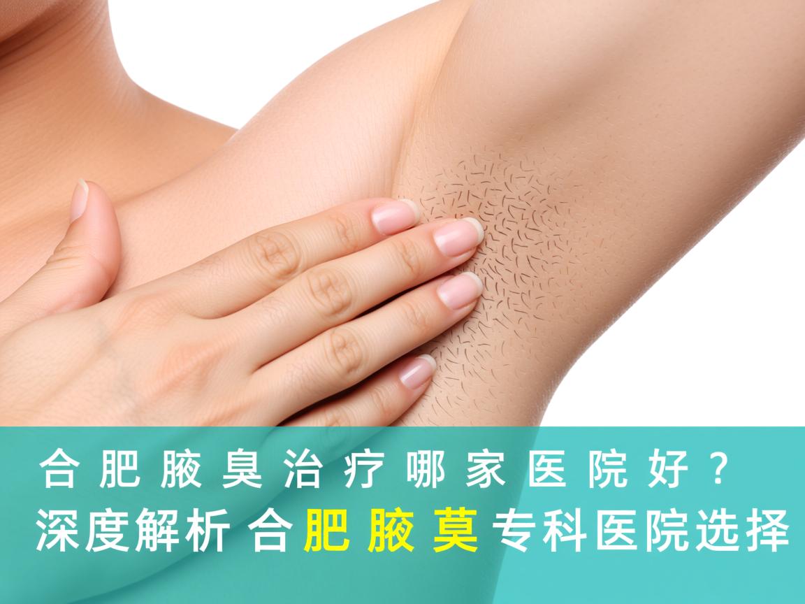 合肥腋臭治疗哪家医院好？深度解析合肥腋臭专科医院选择