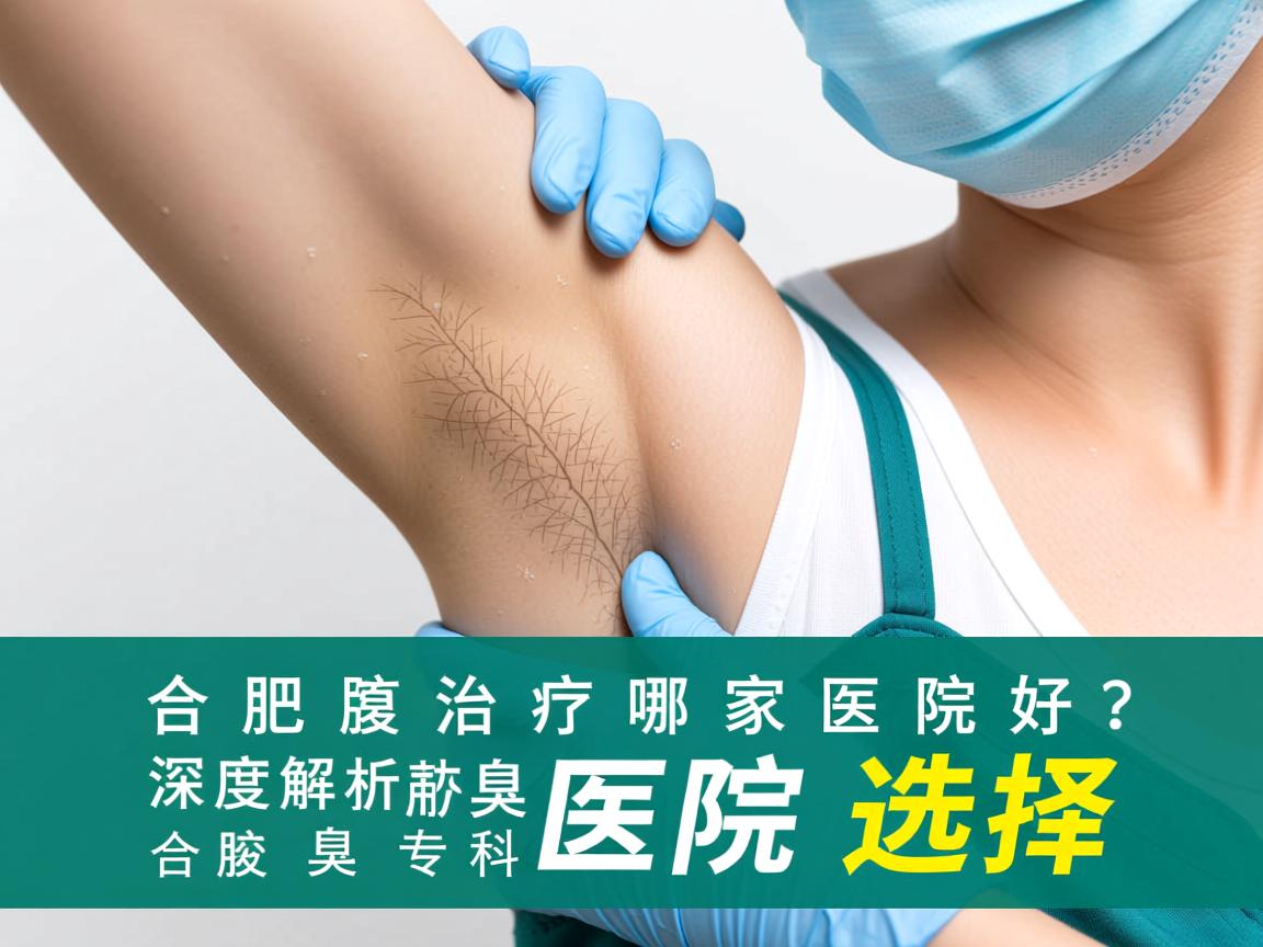 合肥腋臭治疗哪家医院好？深度解析合肥腋臭专科医院选择