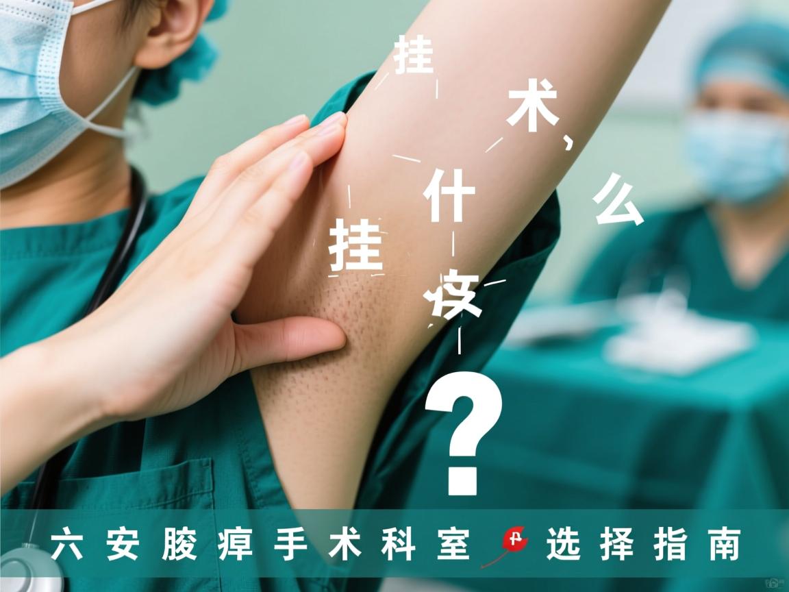 腋臭手术挂什么科？六安腋臭手术科室选择指南