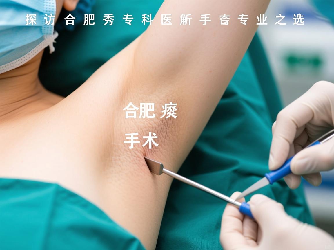 探访合肥腋秀专科医院，解析合肥腋臭手术的专业之选
