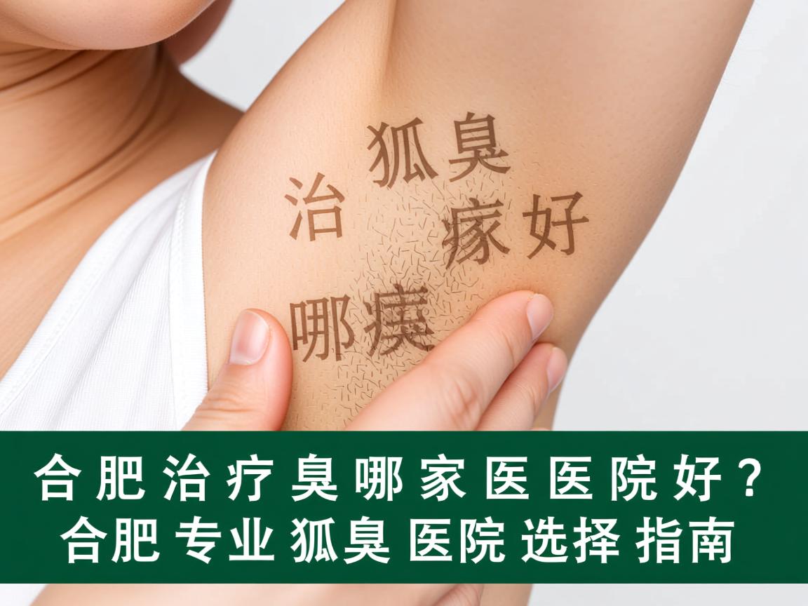 在合肥治疗狐臭哪家医院好？合肥专业狐臭医院选择指南