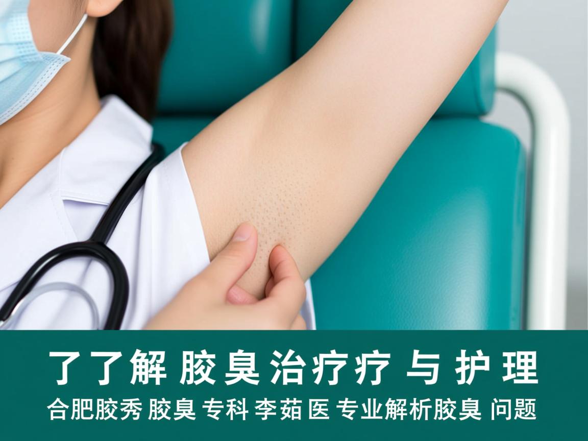 了解腋臭治疗与护理，合肥腋秀腋臭专科李茹医生专业解析腋臭问题