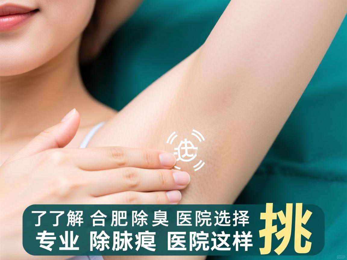 了解合肥除腋臭医院选择，专业除腋臭医院这样挑