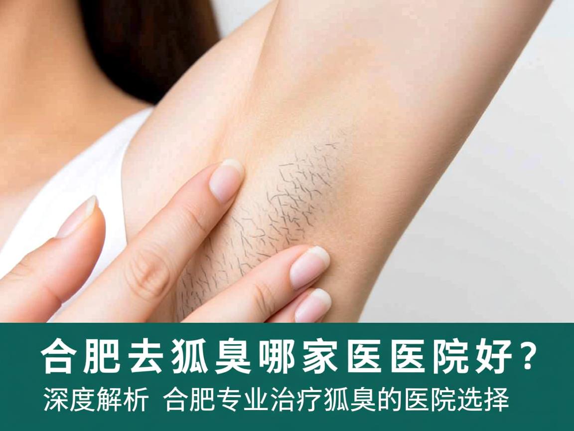 合肥去狐臭哪家医院好？深度解析合肥专业治疗狐臭的医院选择