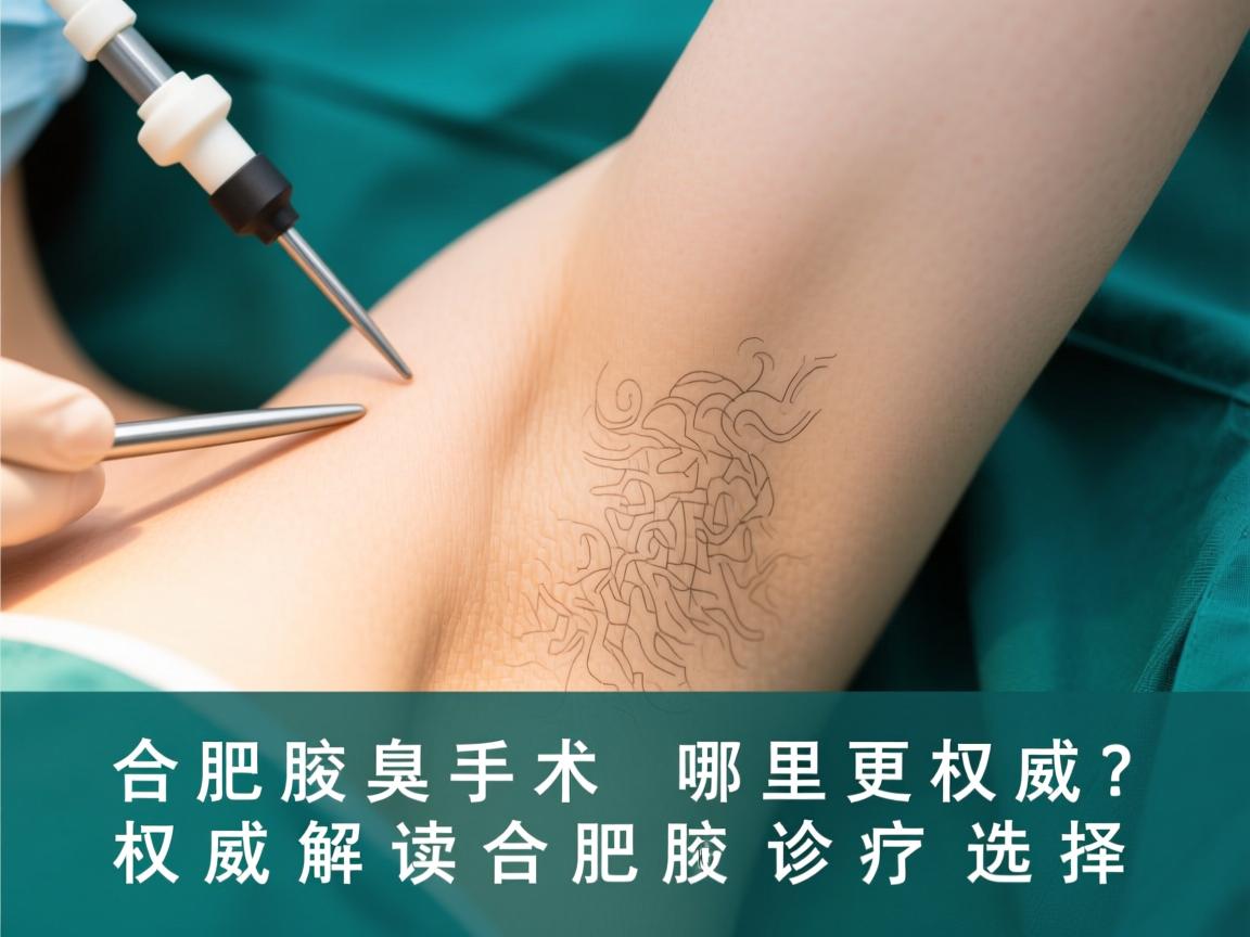 合肥腋臭手术哪里更权威？权威解读合肥腋臭诊疗选择