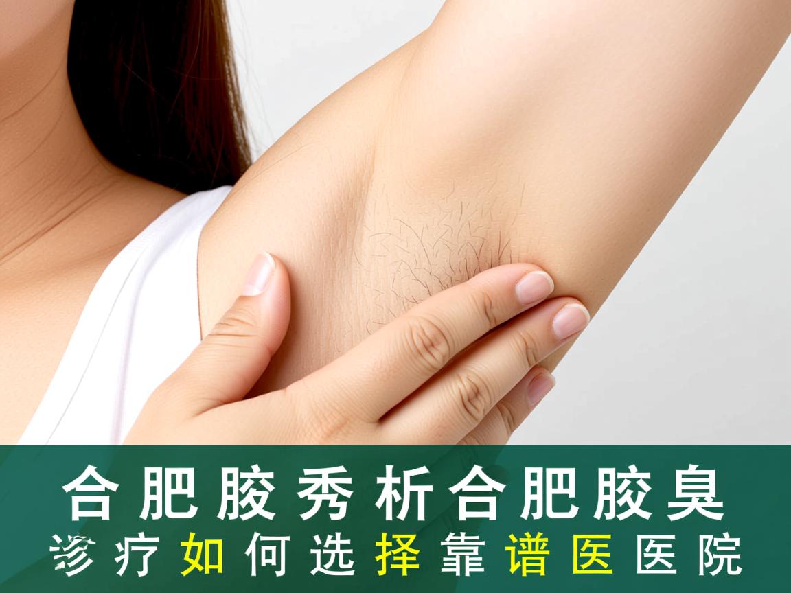 合肥腋秀解析，合肥腋臭诊疗如何选择靠谱医院