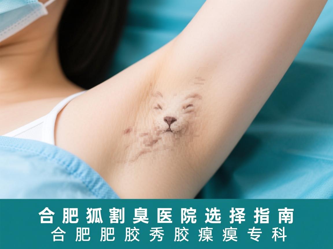 合肥割狐臭医院选择指南，详解合肥腋秀腋臭专科