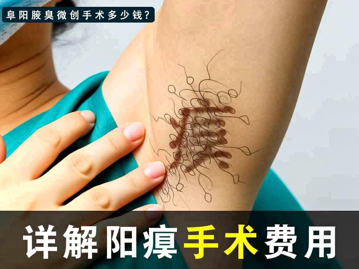 阜阳腋臭微创手术多少钱？详解阜阳腋臭手术费用