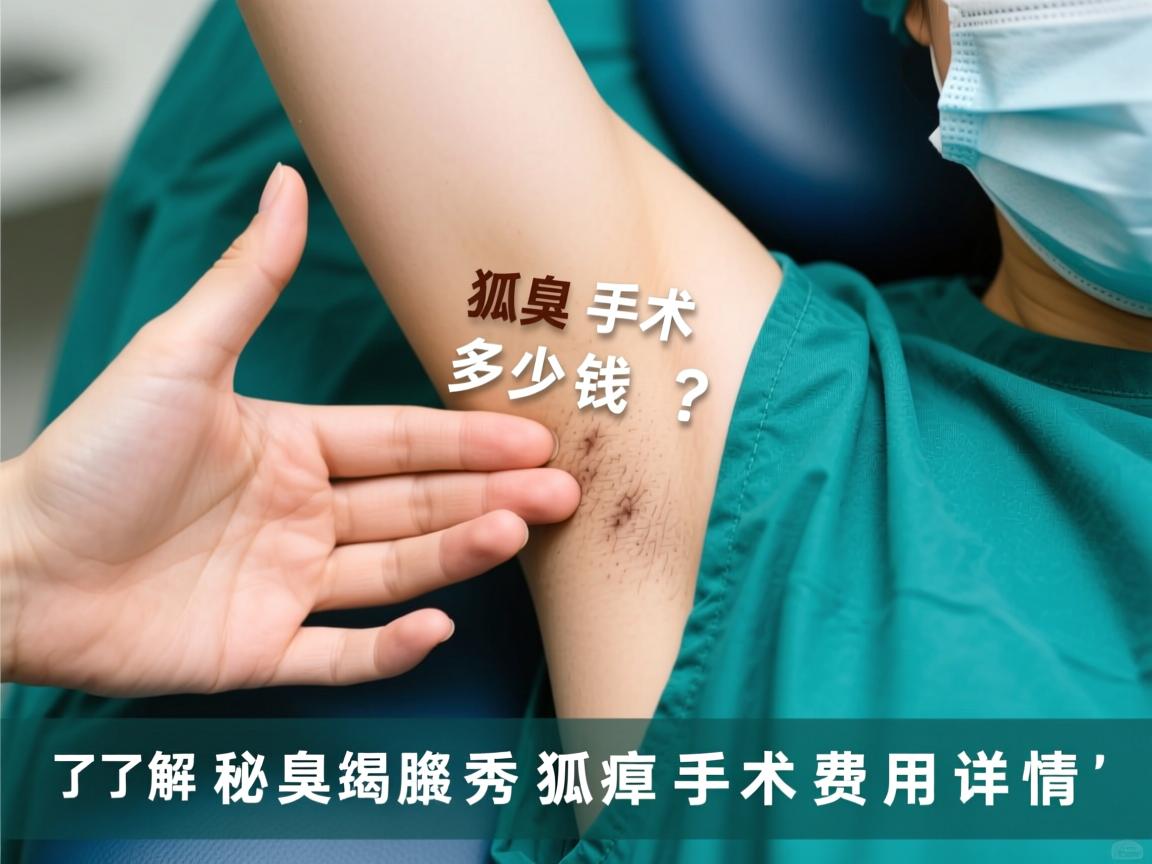 了解狐臭手术多少钱？揭秘腋秀狐臭手术费用详情