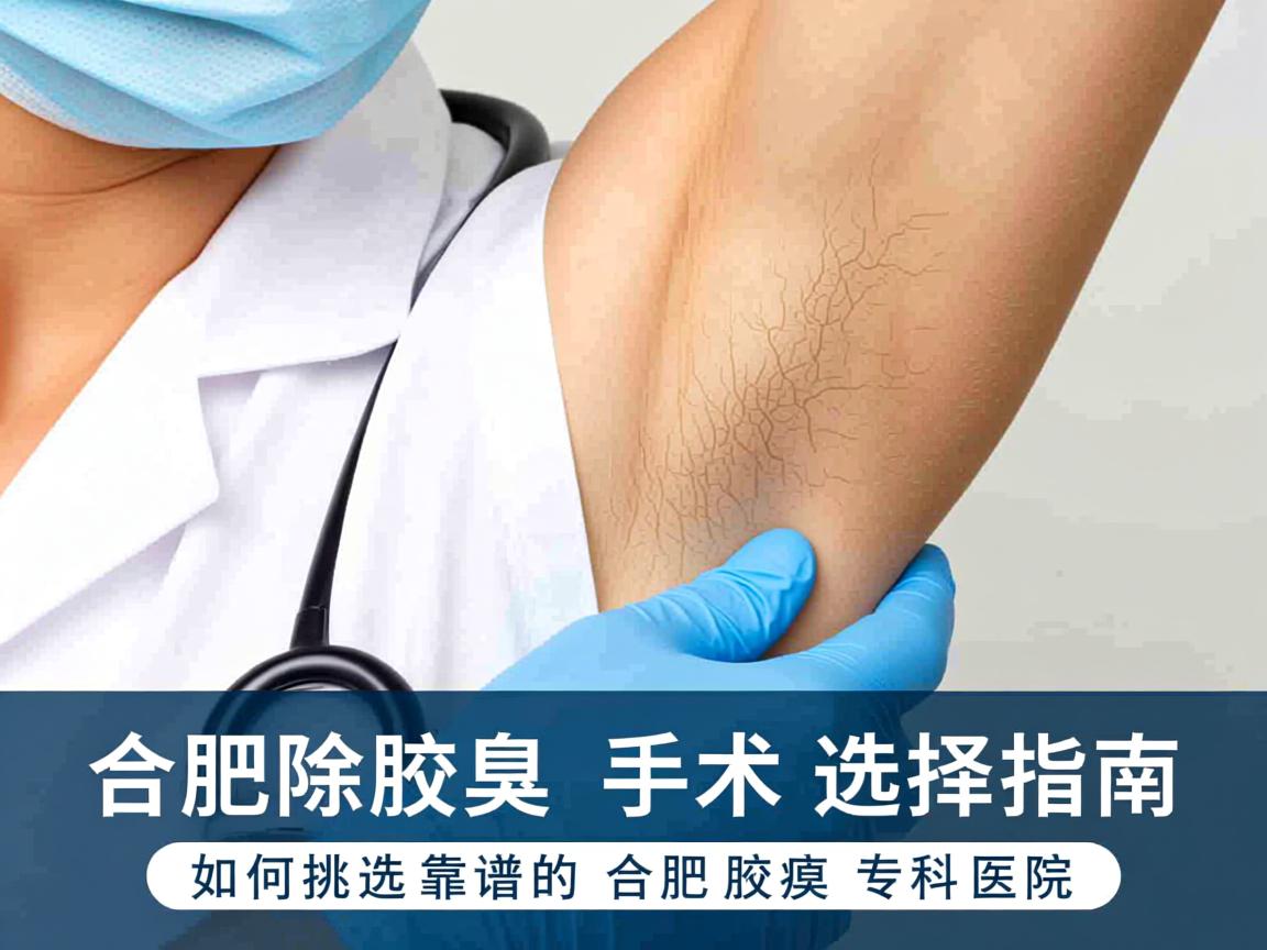 合肥除腋臭手术选择指南，如何挑选靠谱的合肥腋臭专科医院