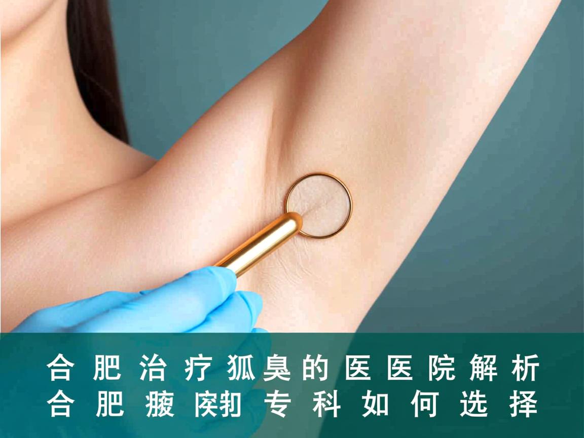 合肥治疗狐臭的医院解析，合肥腋臭专科如何选择
