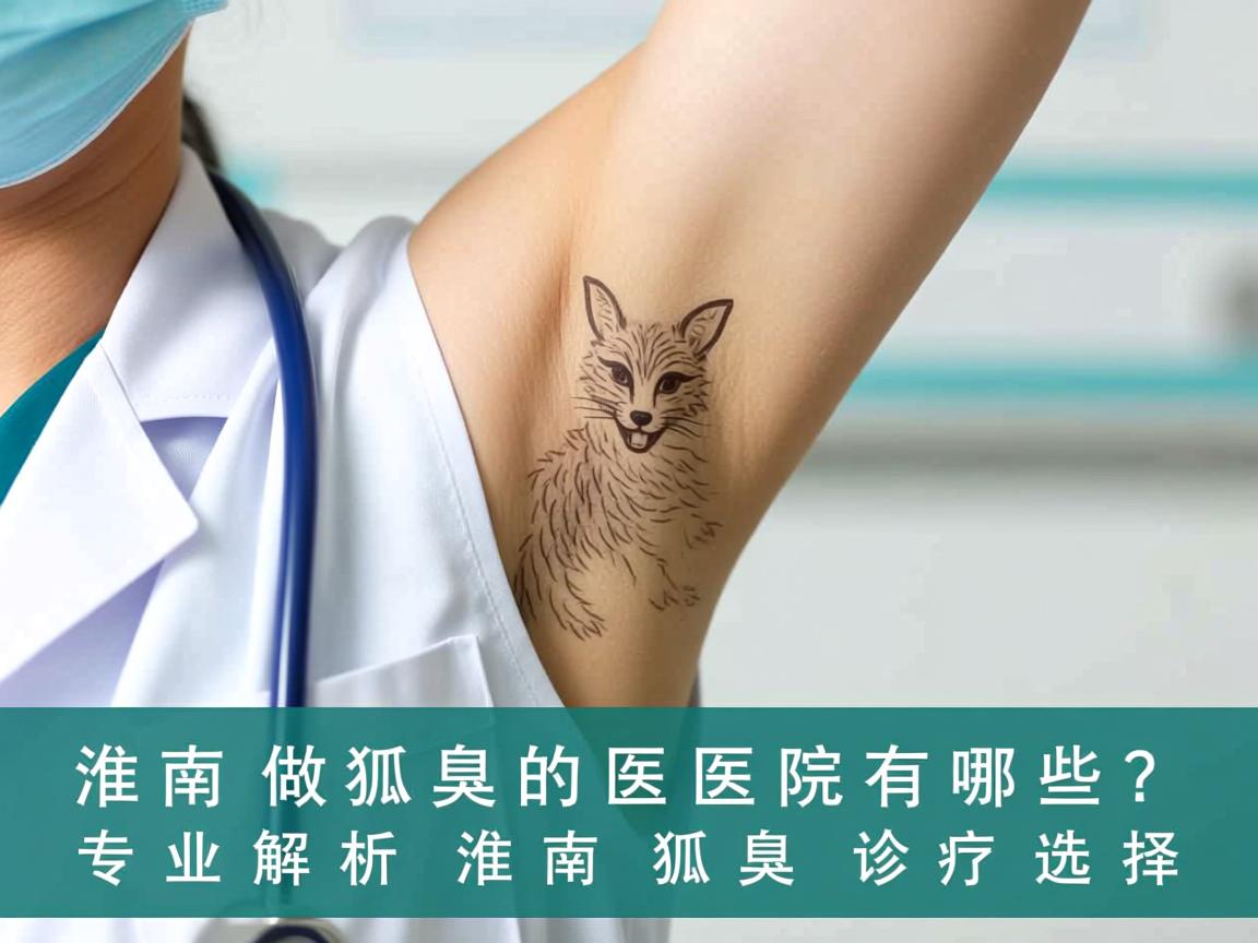 淮南做狐臭的医院有哪些？专业解析淮南狐臭诊疗选择