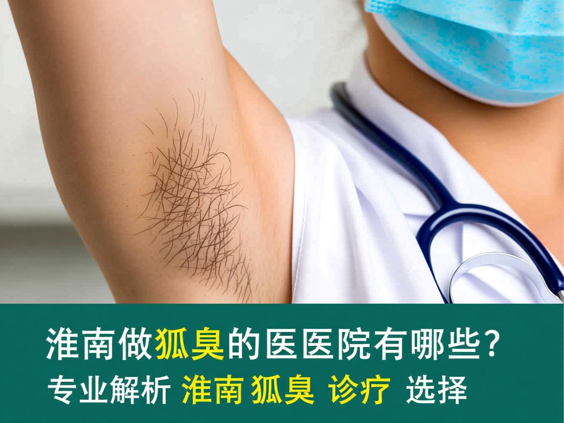 淮南做狐臭的医院有哪些？专业解析淮南狐臭诊疗选择