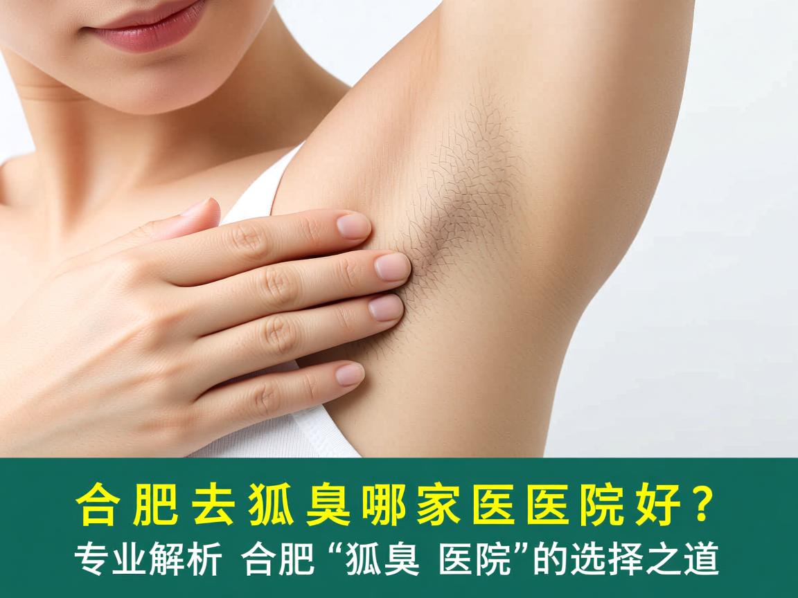 合肥去狐臭哪家医院好？专业解析合肥狐臭医院的选择之道