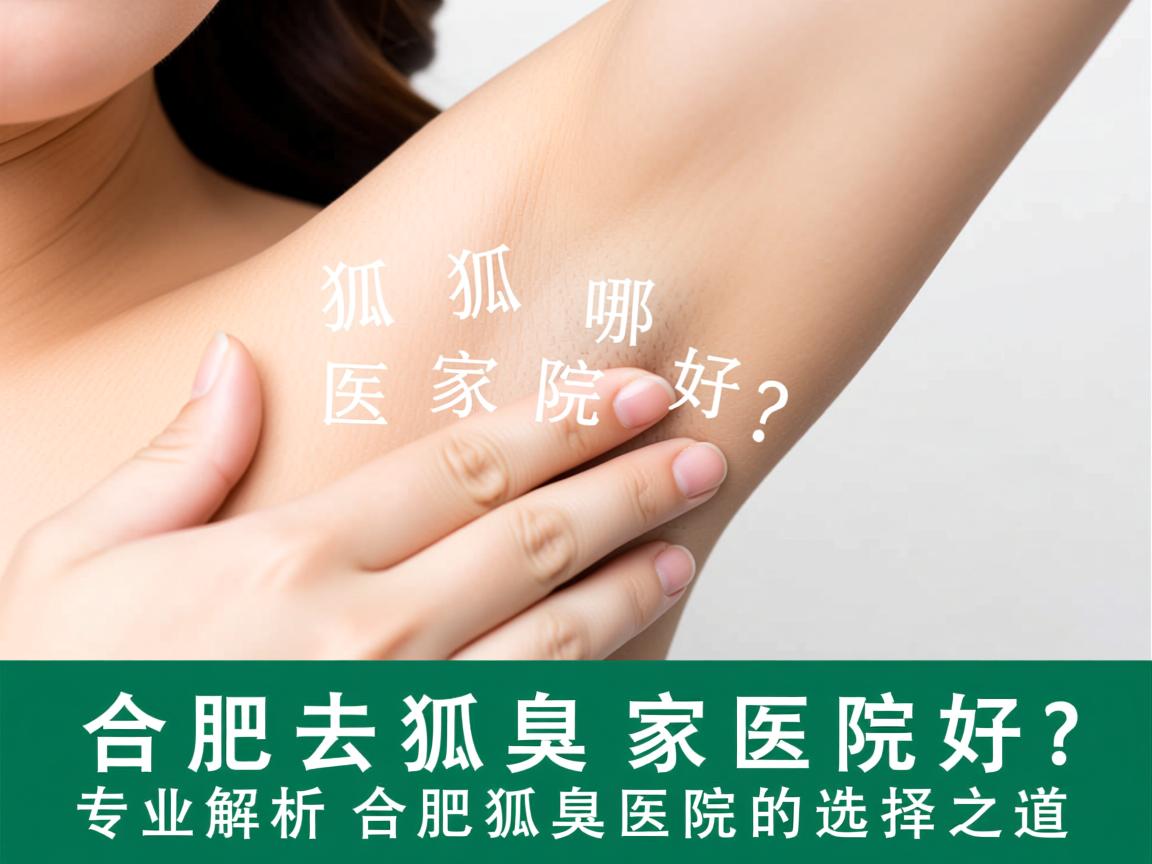 合肥去狐臭哪家医院好？专业解析合肥狐臭医院的选择之道