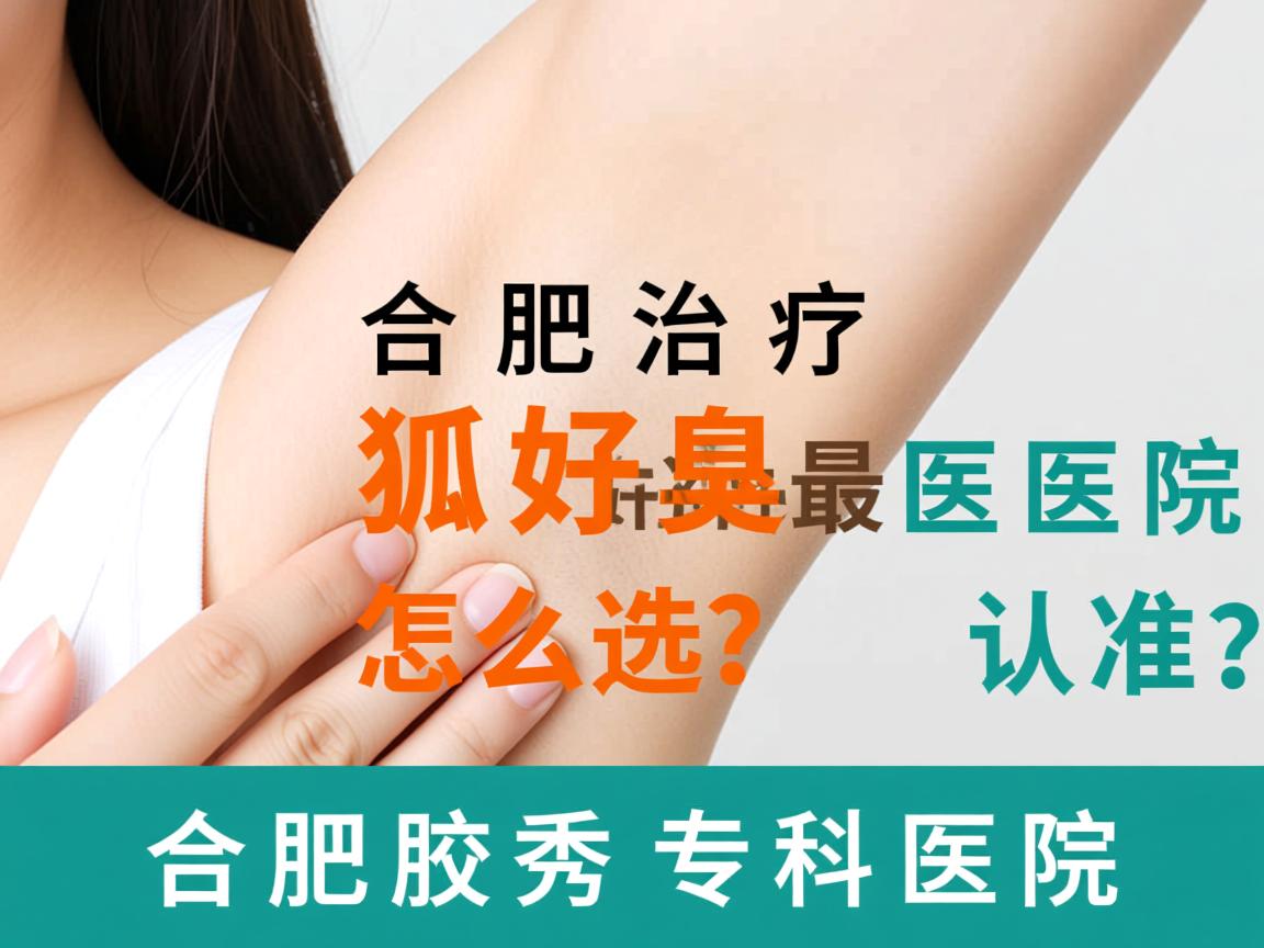 合肥治疗狐臭最好的医院怎么选？认准合肥腋秀专科医院