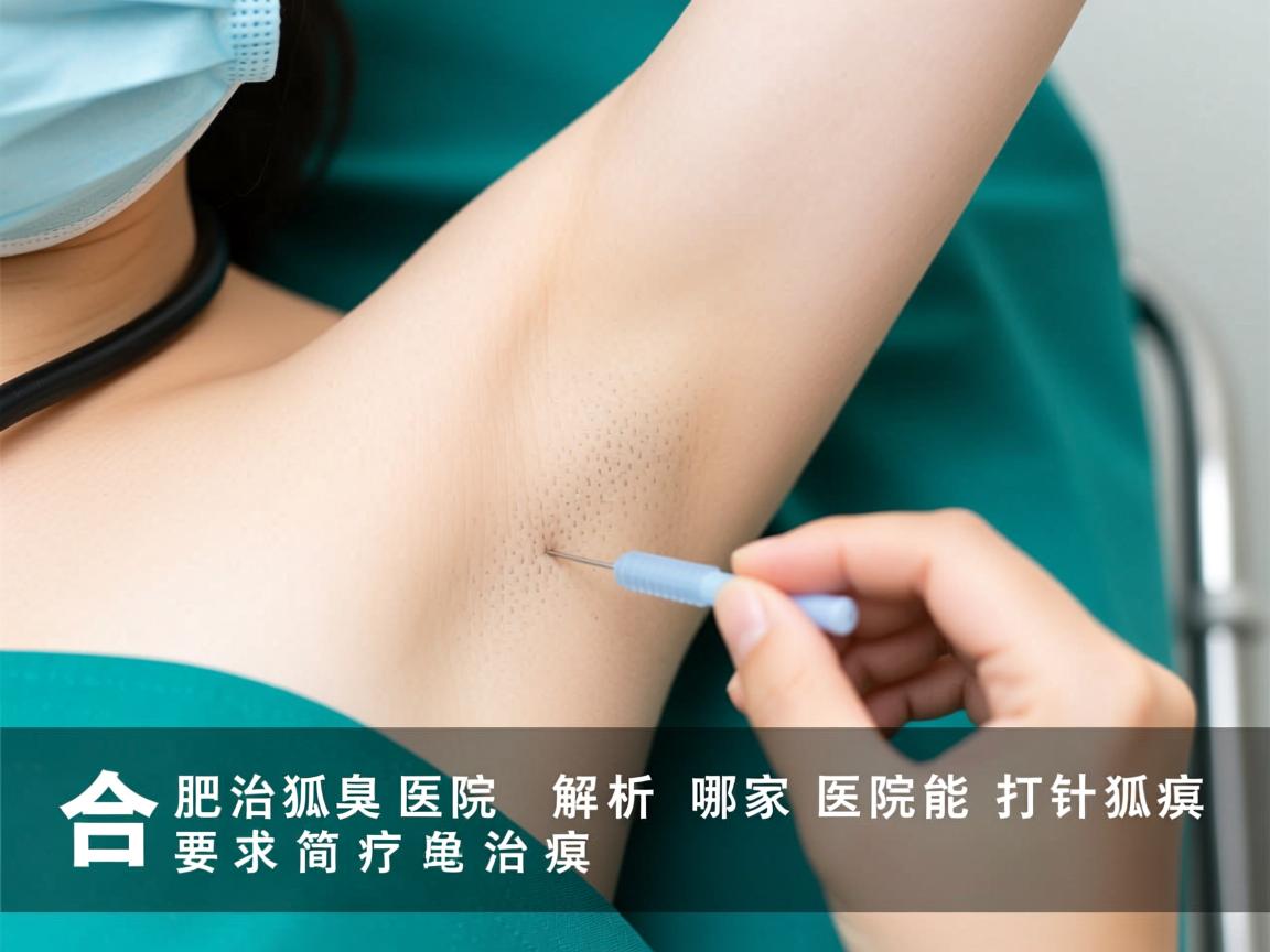合肥治狐臭医院解析，哪家医院能简单打针治狐臭