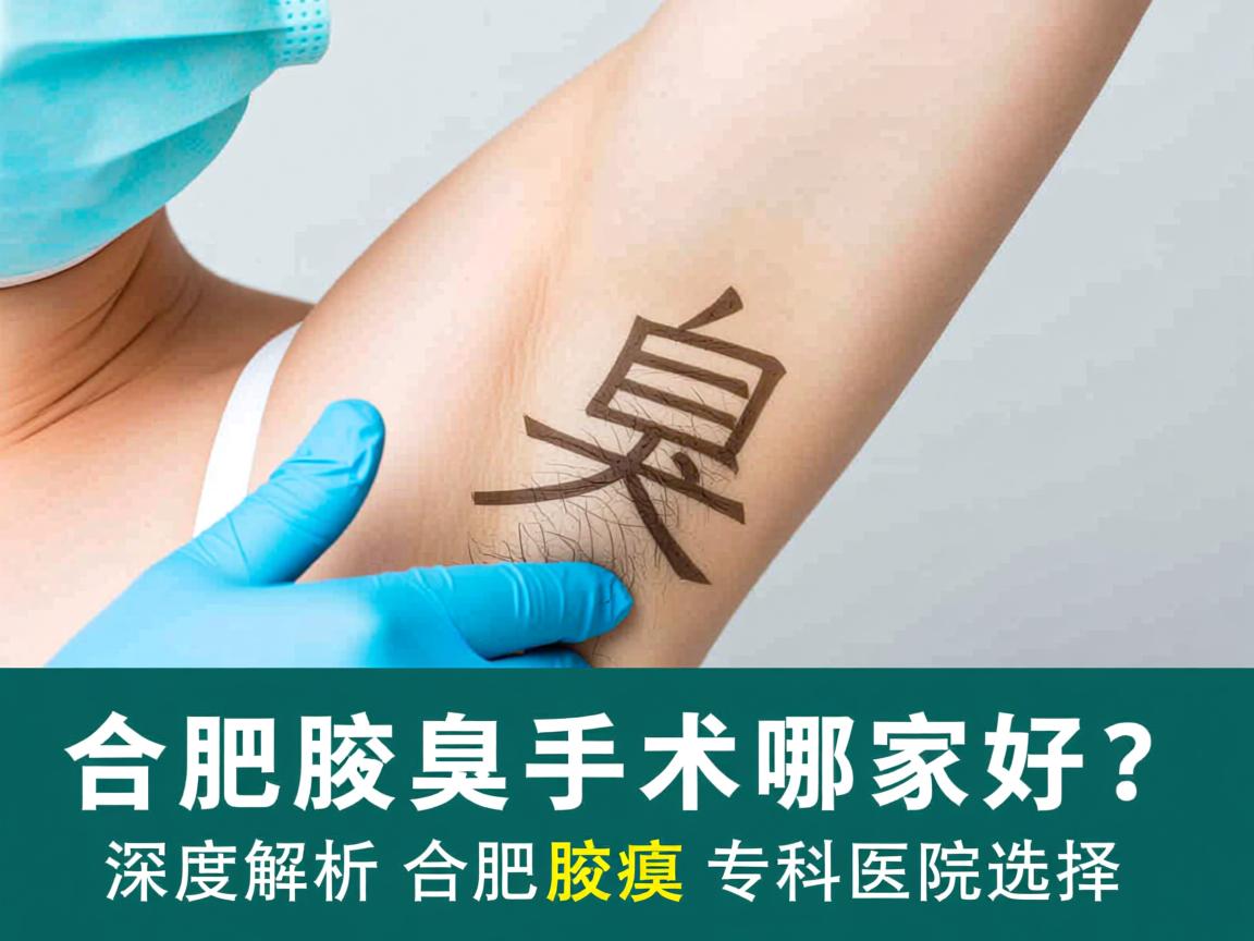 合肥腋臭手术哪家好？深度解析合肥腋臭专科医院选择