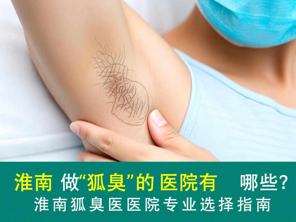 淮南做狐臭的医院有哪些？淮南狐臭医院专业选择指南