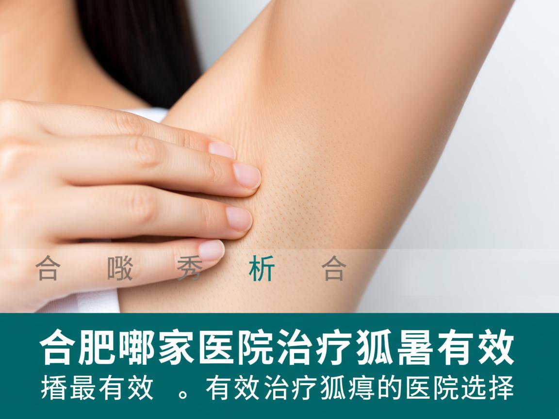 合肥腋秀解析，合肥哪家医院治疗狐臭最有效，有效治疗狐臭的医院选择