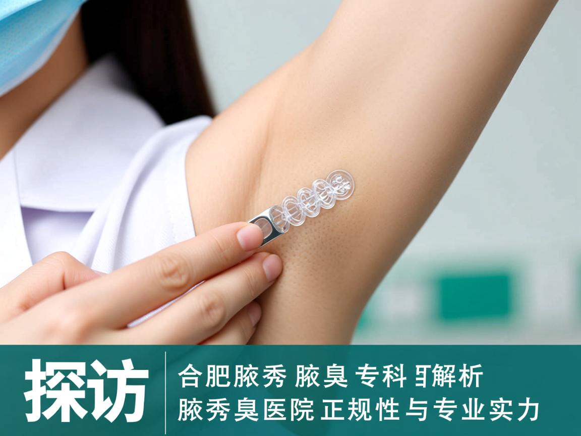 探访合肥腋秀腋臭专科，解析腋秀腋臭医院正规性与专业实力