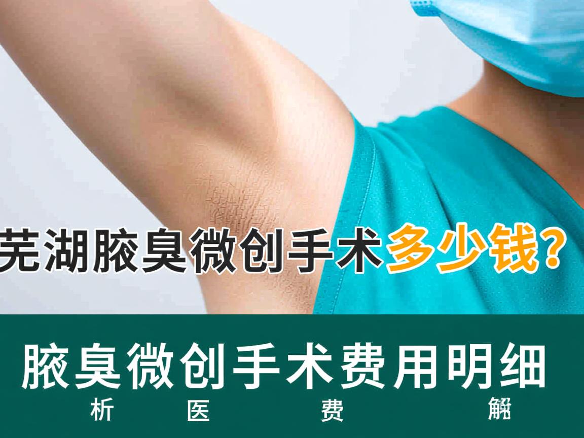 芜湖腋臭微创手术多少钱?解析腋臭微创手术费用明细 芜湖腋臭微创手术多少钱?解析腋臭微创手术费用明细