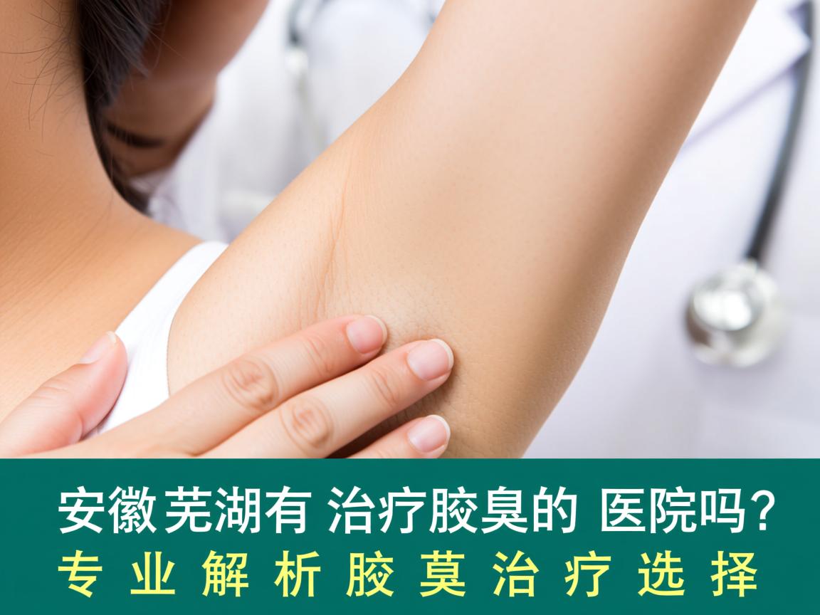 安徽芜湖有治疗腋臭的医院吗？专业解析腋臭治疗选择