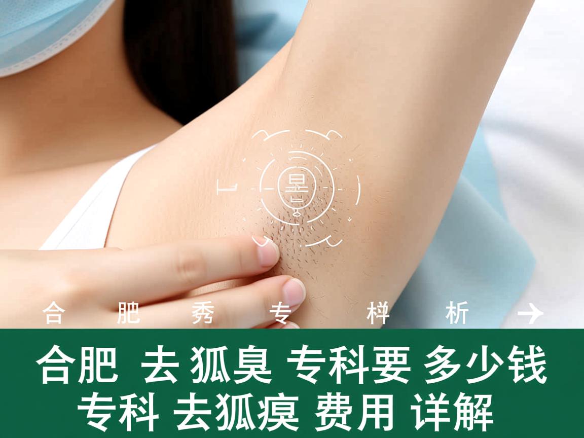 合肥腋秀专科解析，去狐臭专科要多少钱，专科去狐臭费用详解