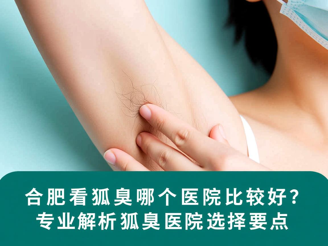 合肥看狐臭哪个医院比较好？专业解析狐臭医院选择要点