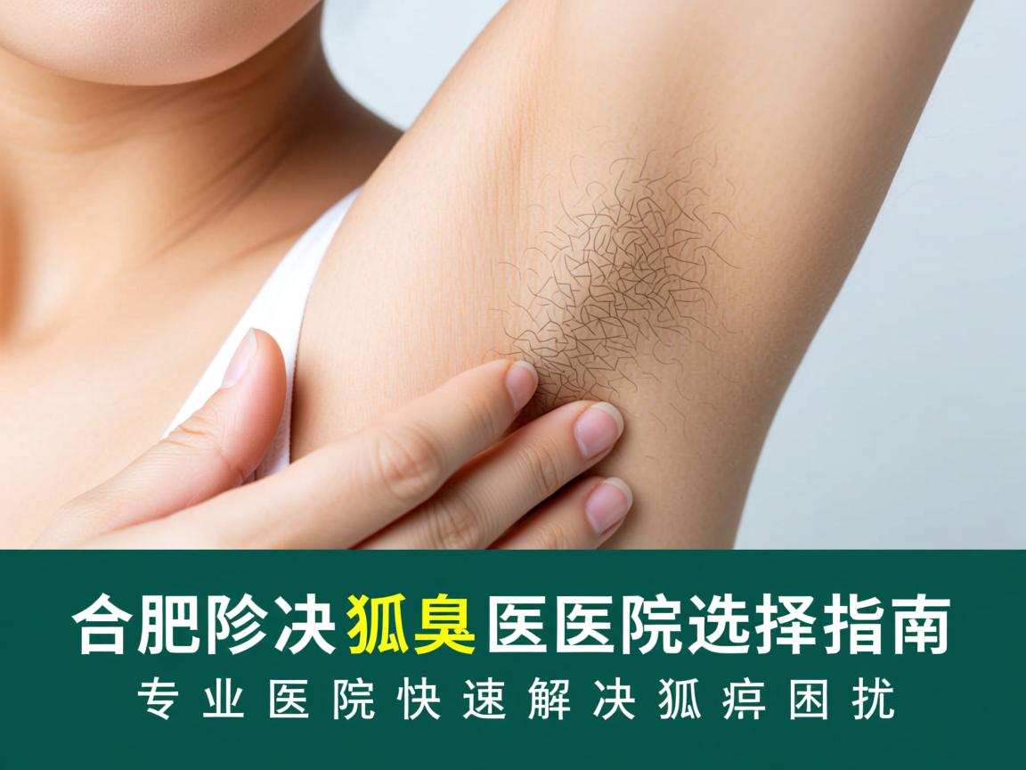 合肥解决狐臭医院选择指南，专业医院快速解决狐臭困扰