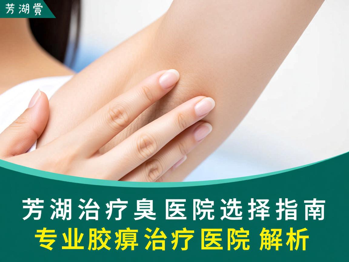 芜湖治疗腋臭医院选择指南，专业腋臭治疗医院解析