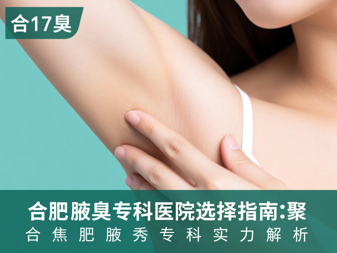合肥腋臭专科医院选择指南，聚焦合肥腋秀专科实力解析