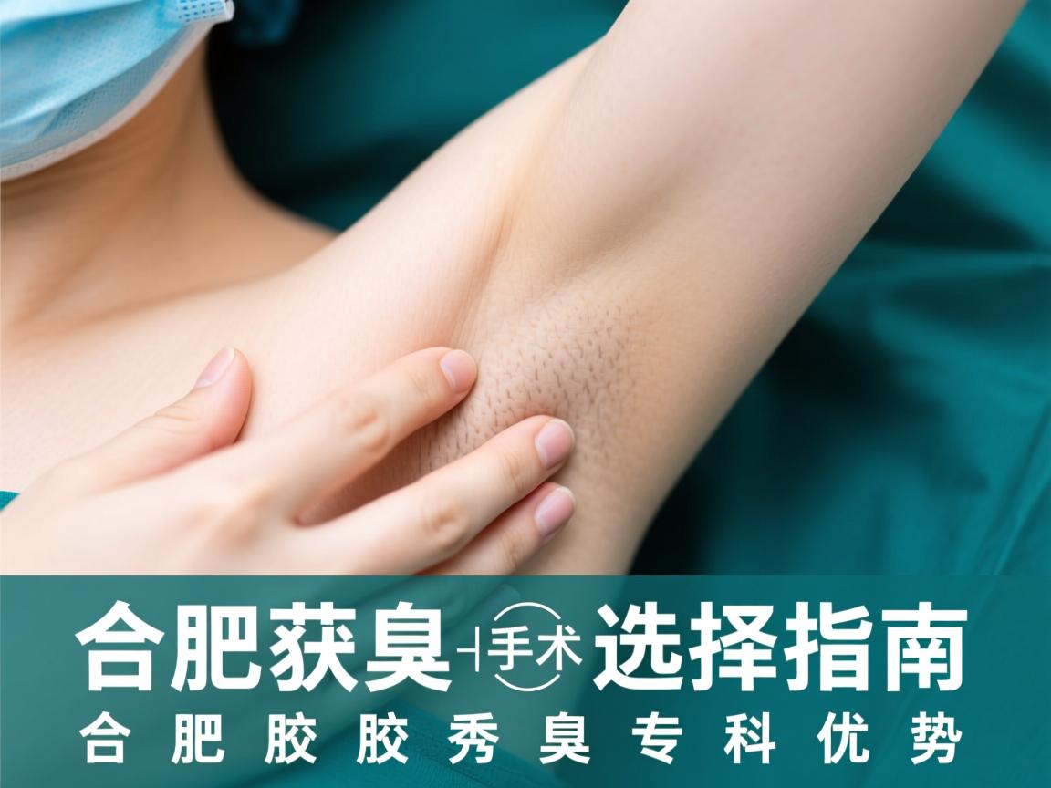 合肥腋臭手术选择指南,深度解析合肥腋秀腋臭专科优势 合肥腋臭手术选择指南,深度解析合肥腋秀腋臭专科优势