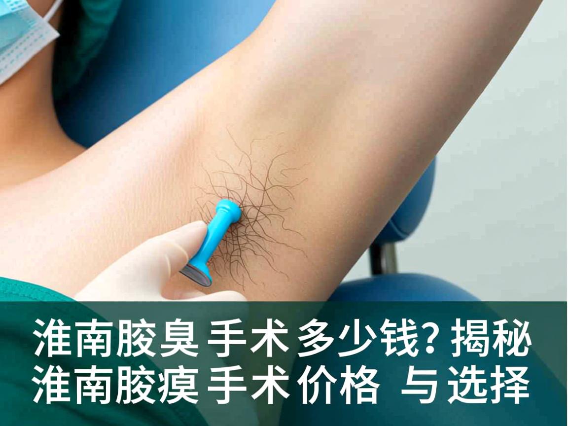 淮南腋臭手术多少钱？揭秘淮南腋臭手术价格与选择