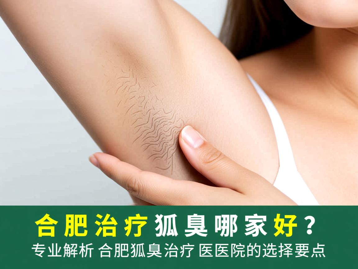 合肥治疗狐臭哪家好？专业解析合肥狐臭治疗医院的选择要点