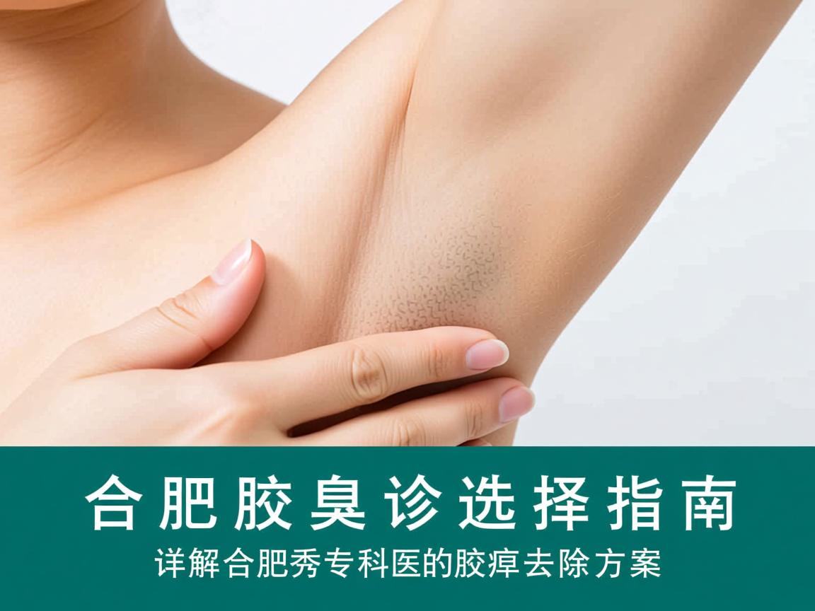 合肥腋臭诊疗选择指南，详解合肥腋秀专科的腋臭去除方案