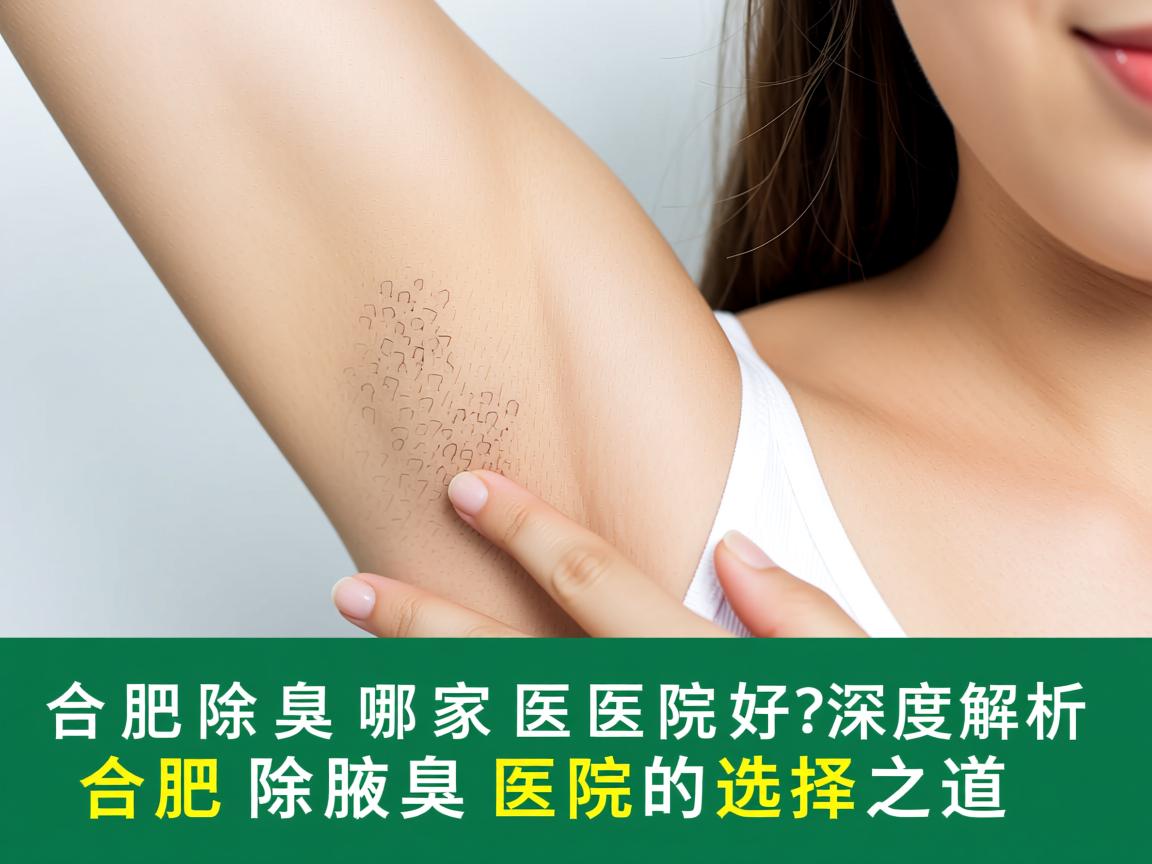 合肥除腋臭哪家医院好？深度解析合肥除腋臭医院的选择之道