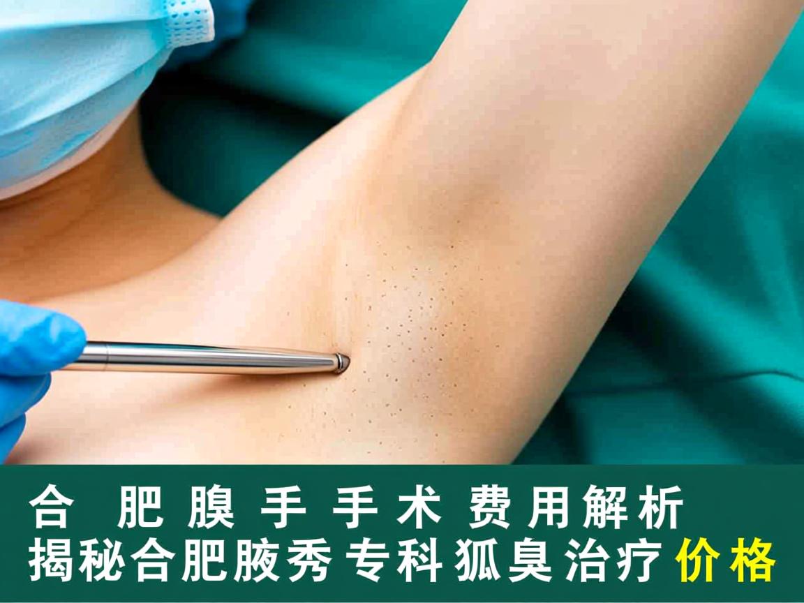 合肥腋臭手术费用解析，揭秘合肥腋秀专科狐臭治疗价格