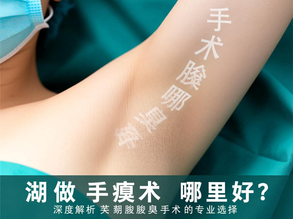 芜湖做腋臭手术哪里好？深度解析芜湖腋臭手术的专业选择