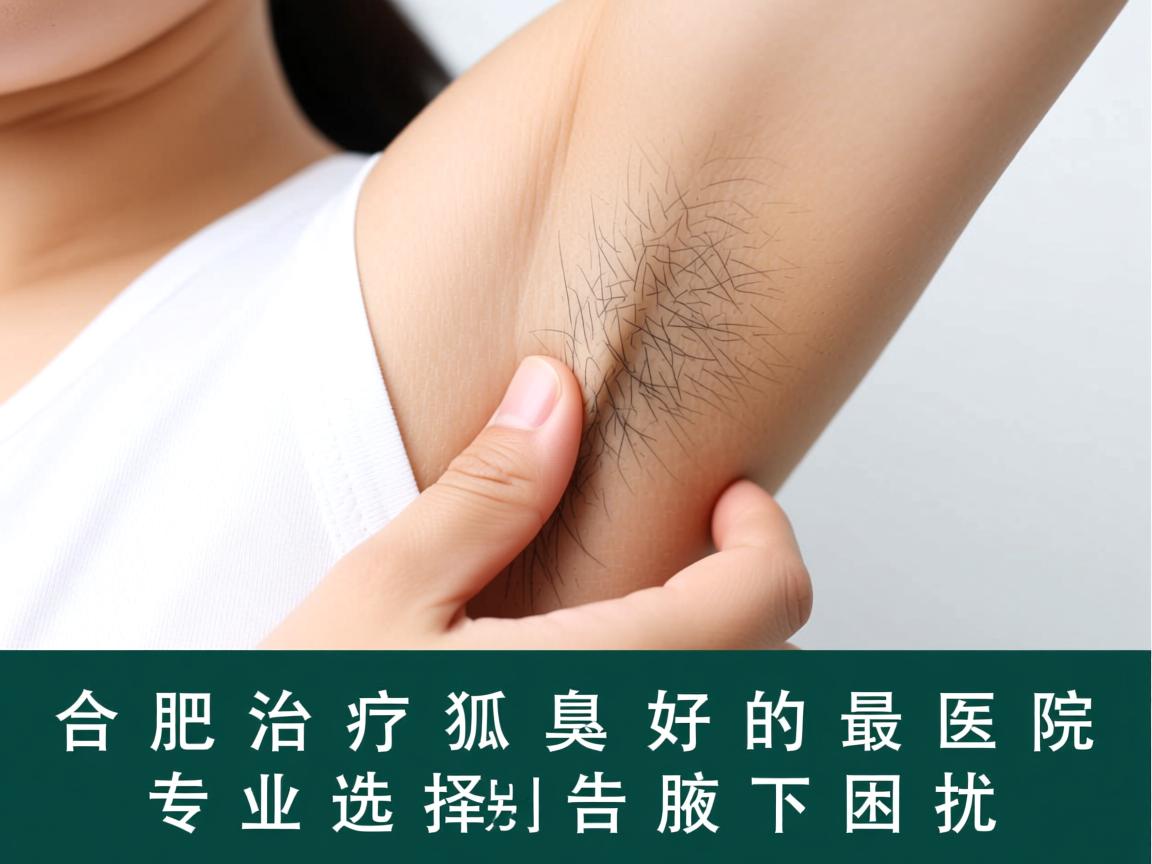 合肥治疗狐臭最好的医院，专业选择，告别腋下困扰