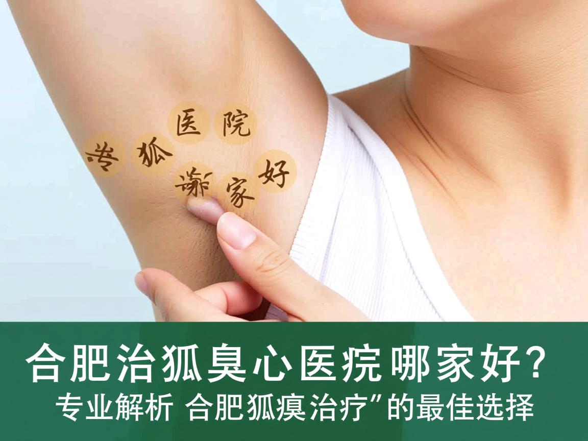 合肥治狐臭医院哪家好？专业解析合肥狐臭治疗的最佳选择
